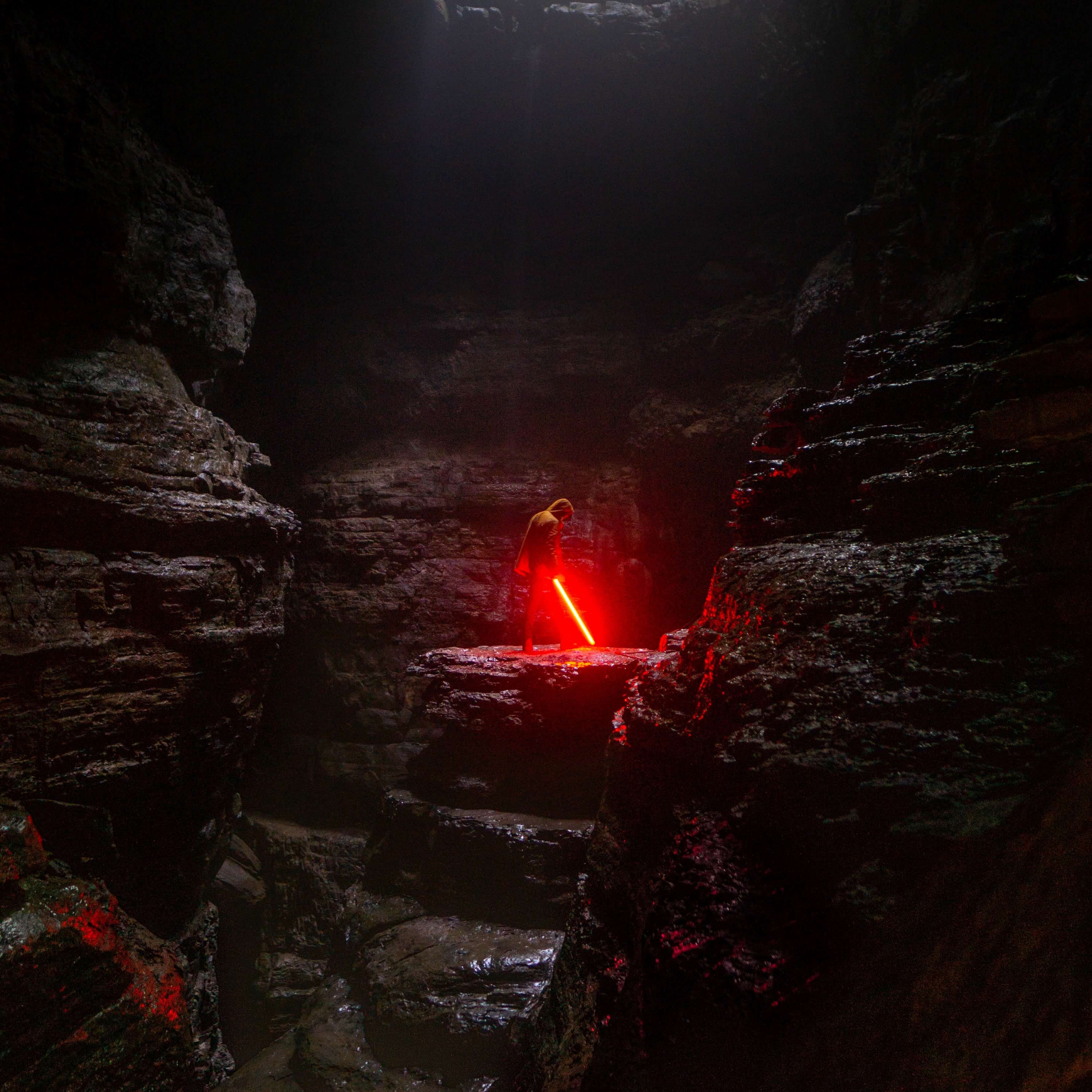A lightsaber